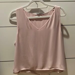 New with tags! Aritzia Babaton light pink v-neck